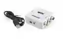 Convertidor Adaptador De Hdmi A Rca Video Version 1080p