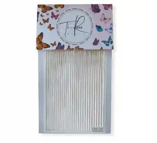 Cinta Decorativa Para Uñas Dorada