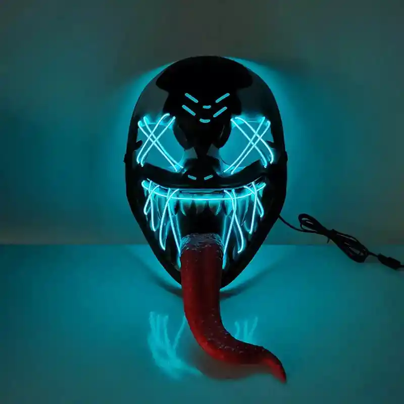 Careta De Neon Del Conocido Villano Venom