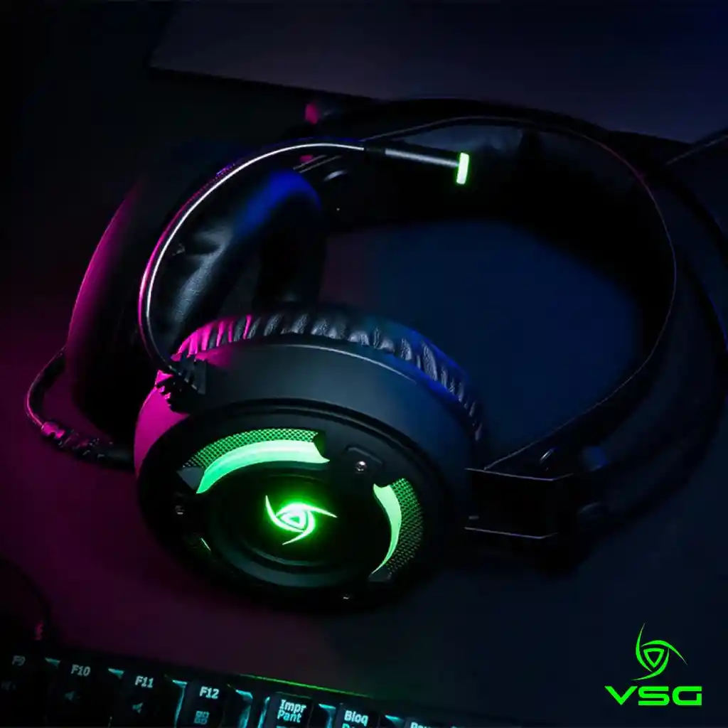 Diadema Vsg Gamer Arkan Usb Audífono 7.1 Virtual