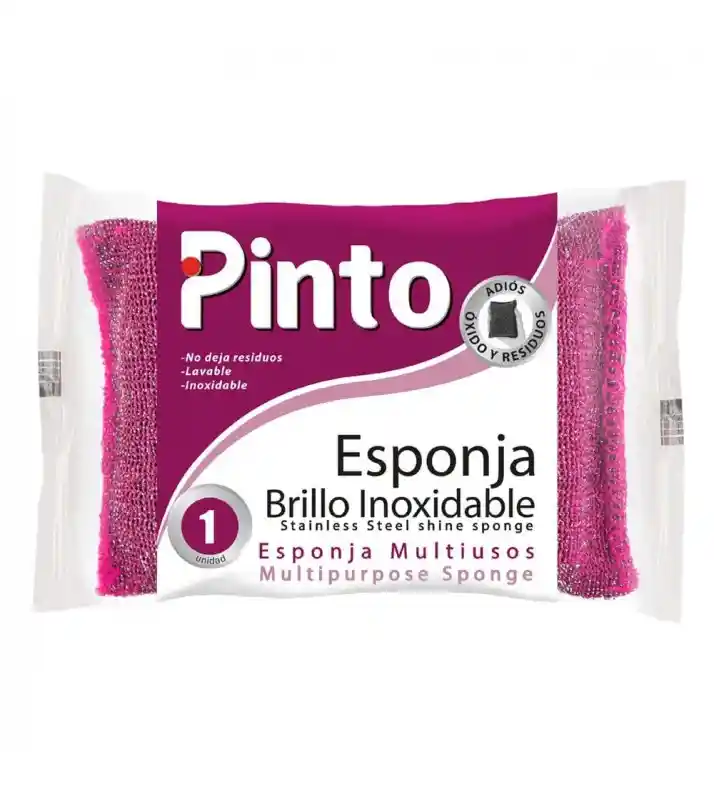 Esponjilla Brillo Inoxidable Pinto