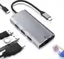 Adaptador Usb C A Hdmi Ethernet Rj45 Macbook Usb Win