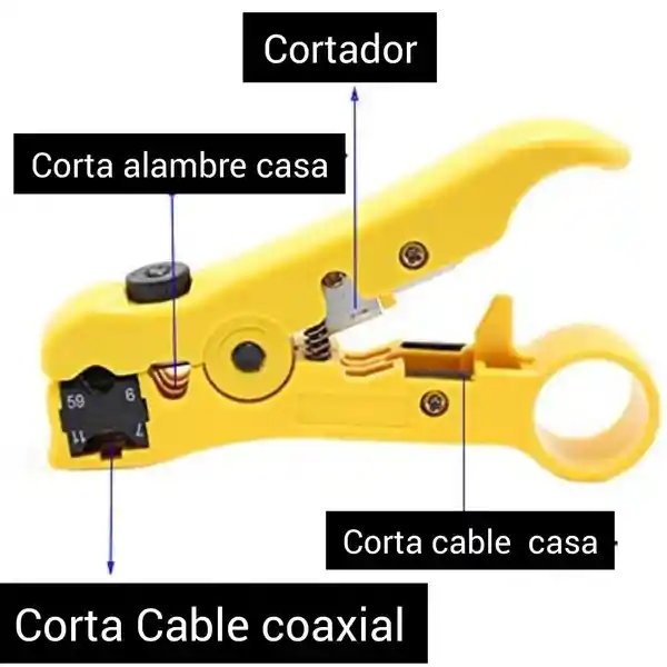 Cortadora Pelacable Coaxial