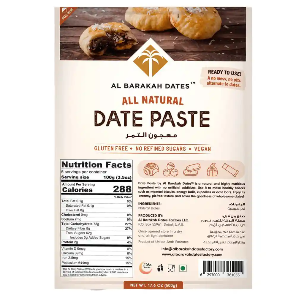 Pasta De Datil 500g