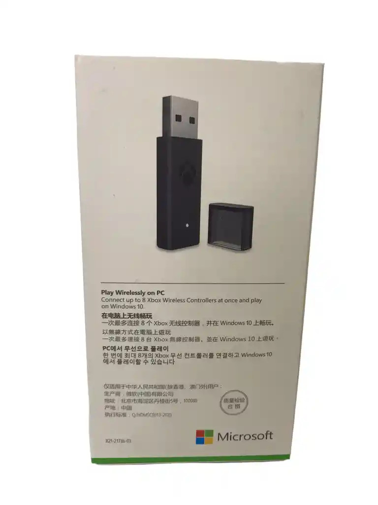 Adaptador Inalámbrico Xbox Para Windows 10