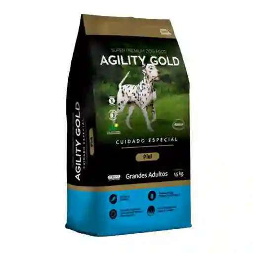 Agility Gold Piel Razas Grandes X 3 Kilos