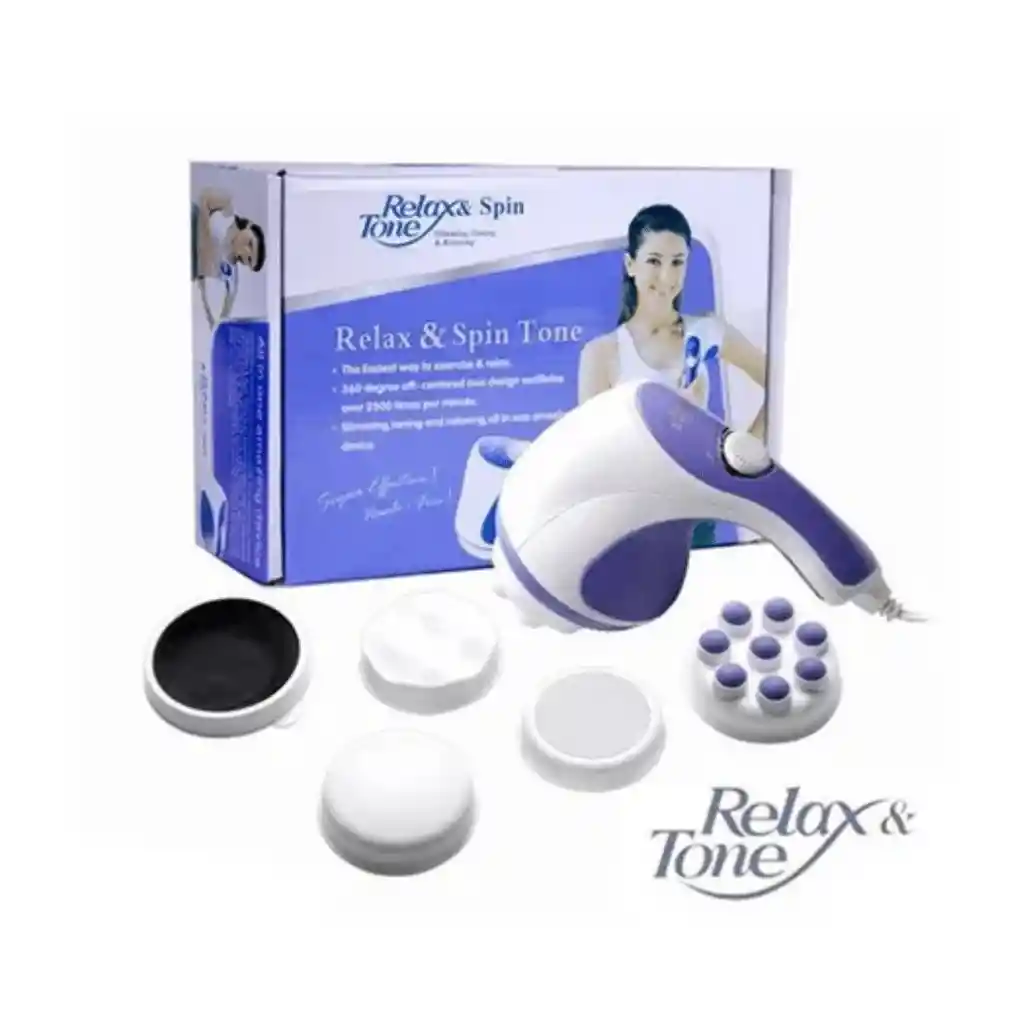 Masajeador Corporal Relax Tone 5 Cabezas Relaja Y Tonifica