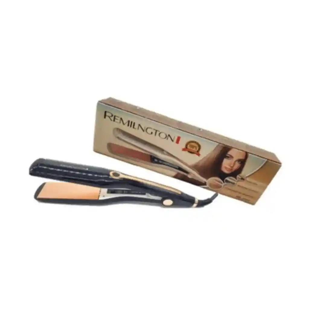 Plancha Cabello Ancha Re2077 Alisador Alisa Pelo Negro