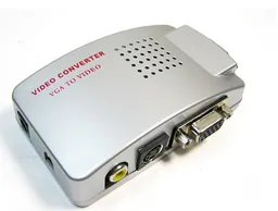 Convertidor Vga A Video Rca Yz-1801 Plateado