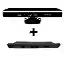 Kinect Para Xbox 360 + Forro Protector Negro En Silicona