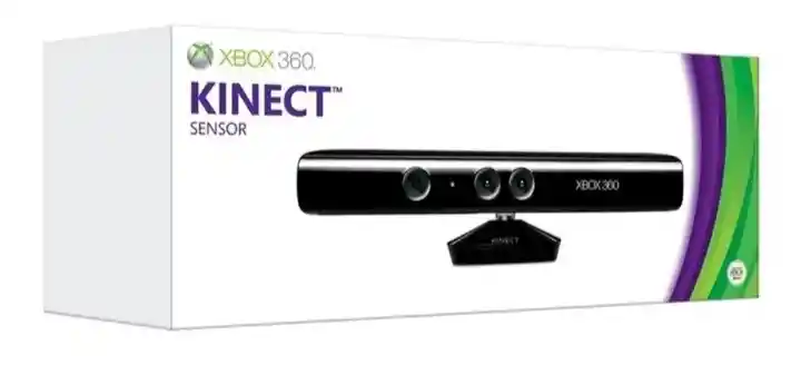 Kinect Para Xbox 360 + Forro Protector Negro En Silicona