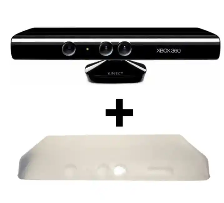 Kinect Para Xbox 360 + Forro Protector Transparente En Silicona