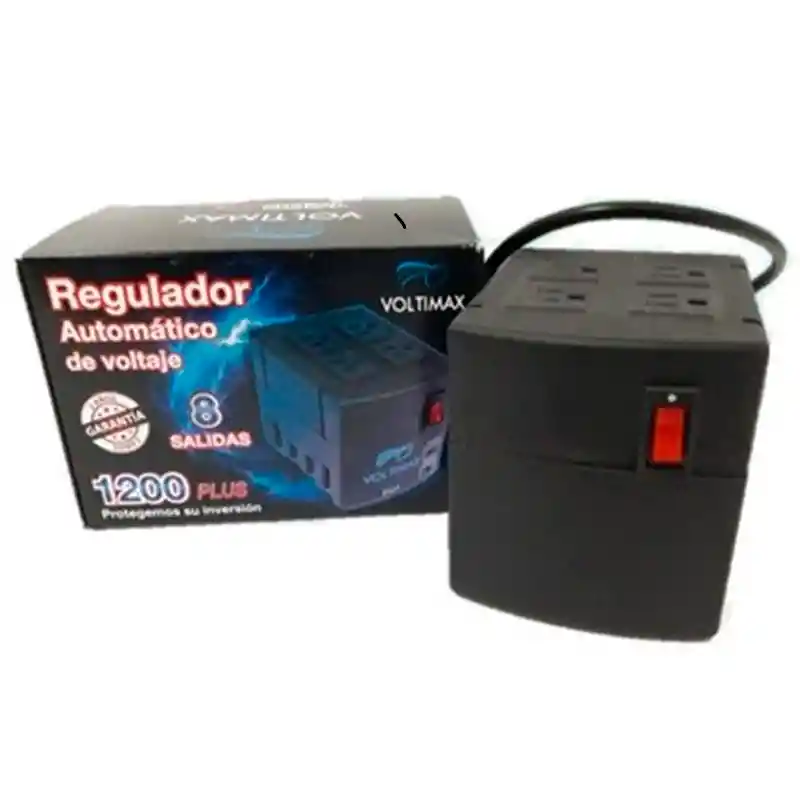 Regulador De Voltaje 1.200 Watts Estabilizador Supresor Protector Automático