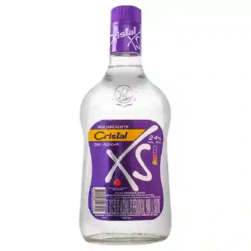 Aguardiente Cristal Xs -750 Ml Botella
