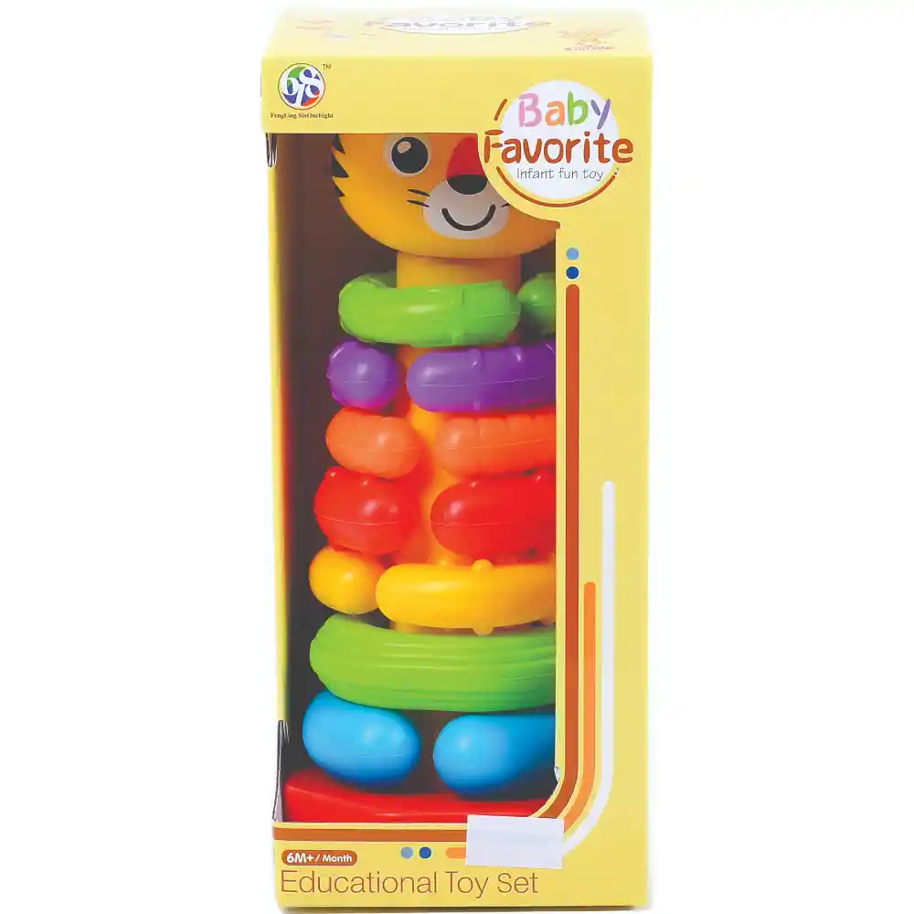 Juego De Apilar Aros Baby Caja