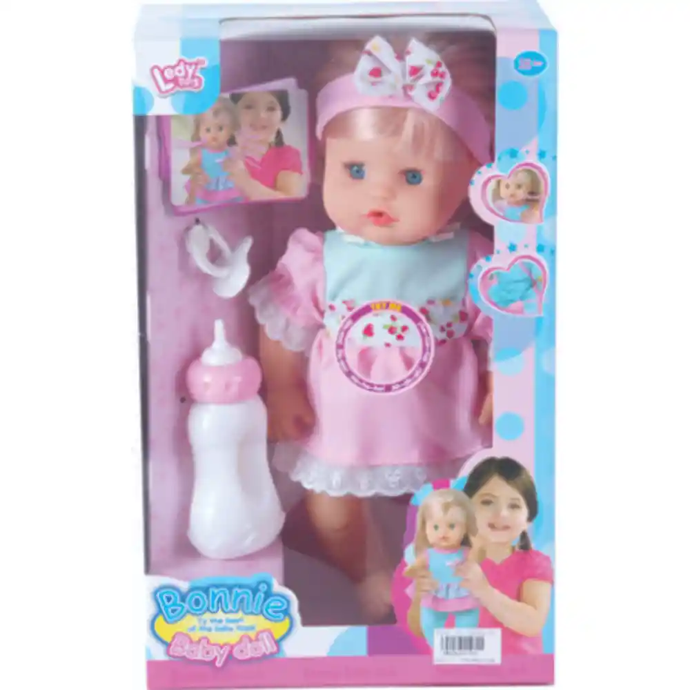 Muñeca Bonnie Baby 12 Sonidos Caja