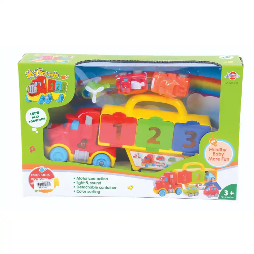 Camion Didactico Pilas Luz Y Sonido Caja