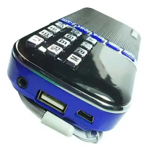 Radio Digital Mp3 Led Usb Bolsillo 036f