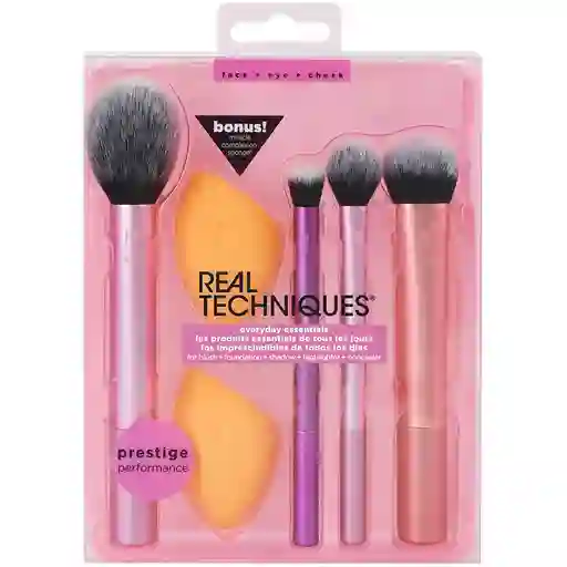 Set De Brochas Champan Everyday Essentials - Real Techniques