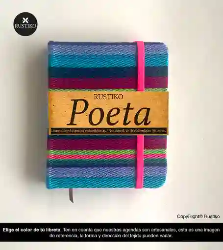 Libreta Tejida Poesia - Pequeño