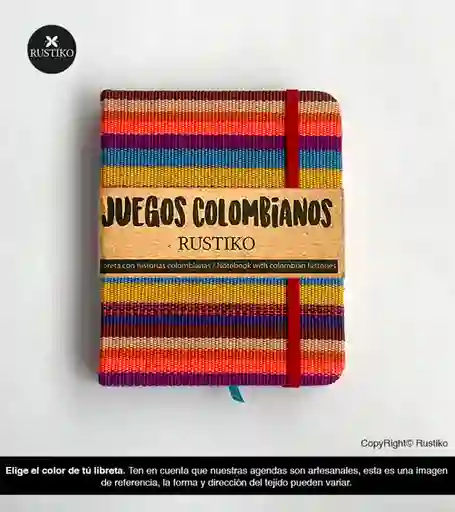 Libreta Tejida Juegos Colombianos - Pequeño