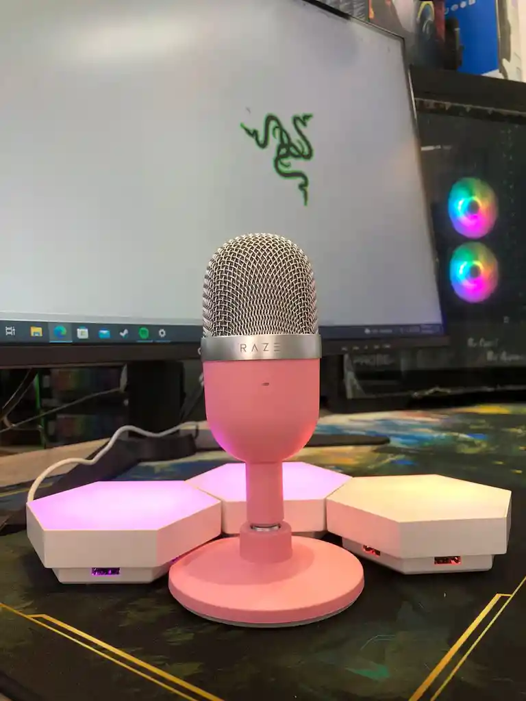 Razer Microfonoseiren Mini Ultra Compact Condenser Rosado