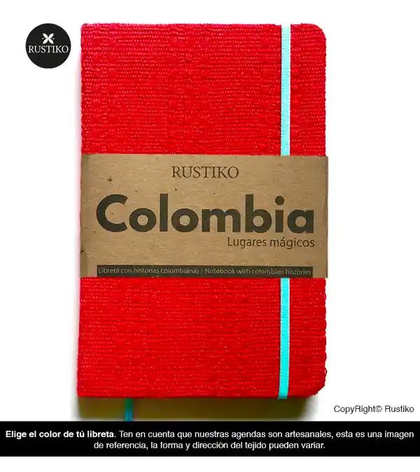 Rustiko Libreta Lugares Mágicos Blanca