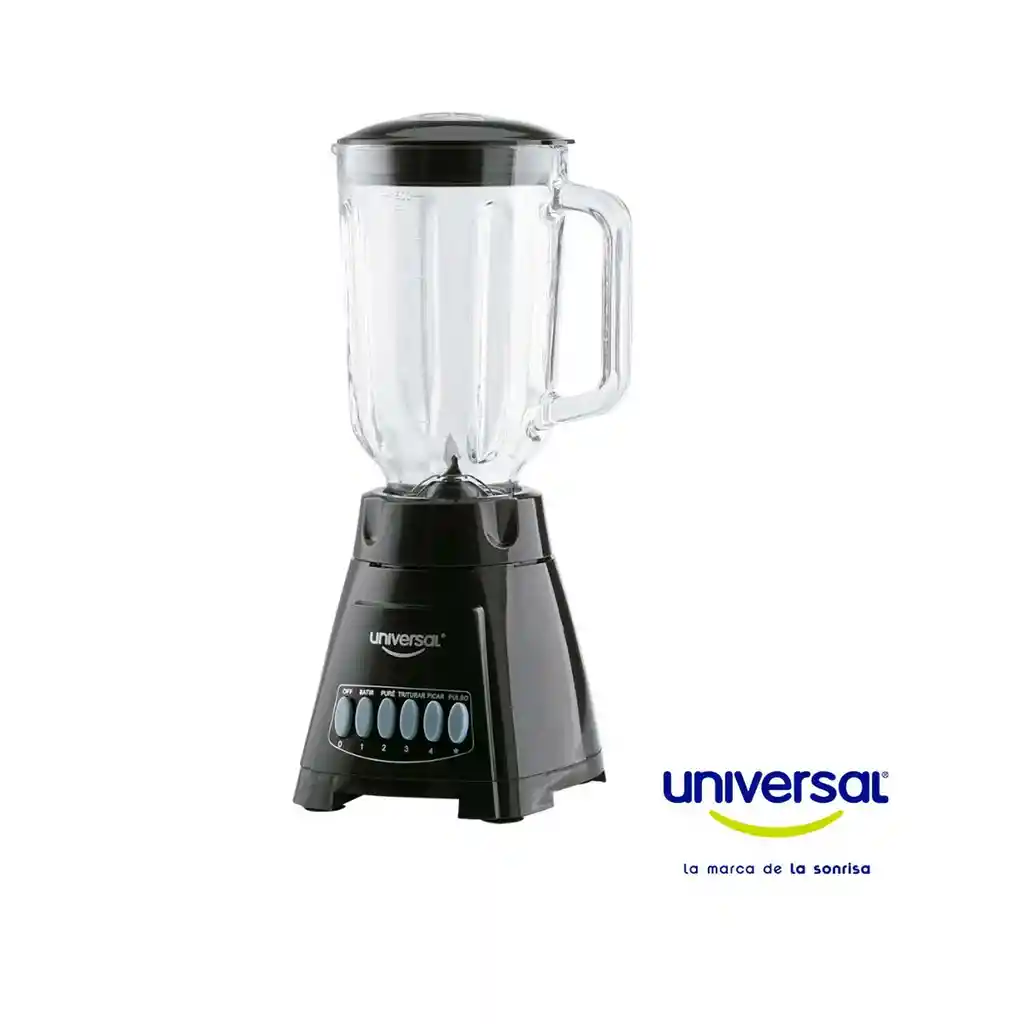 Universal Licuadora 1.5 Litrosl50017 Negro