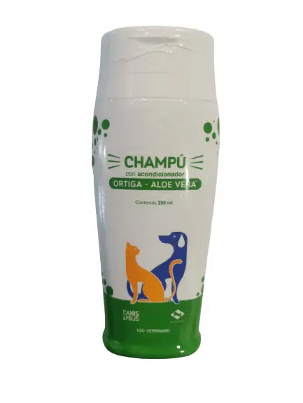 Champu Aloe Vera Y Ortiga Con Acondicionador -canis & Felis X 200 Ml