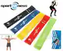 Kit 5 Banda Elástica Sportfitness Tonificación Gym