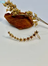 Ear Cuff Estrellas Dorado