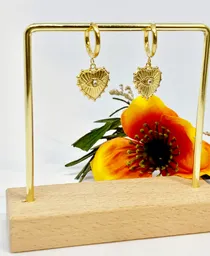 Aretes Ojo Corazón