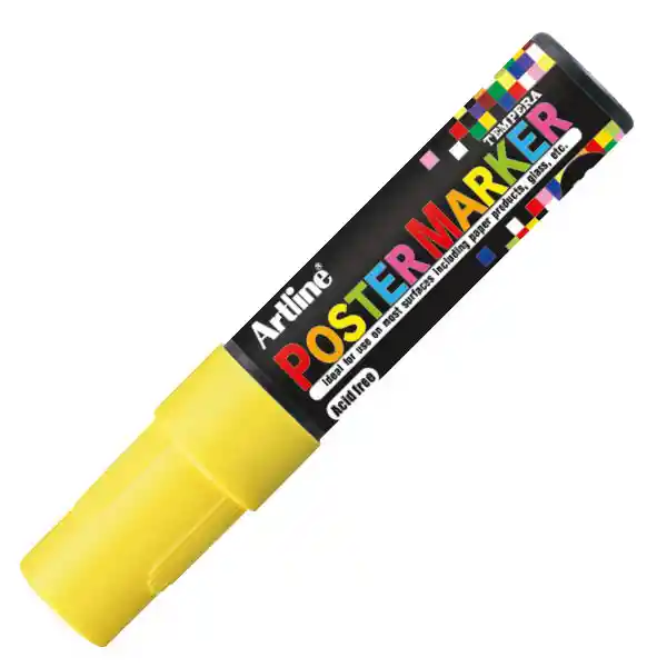 Poster Marker 12 Amarillo Fluo