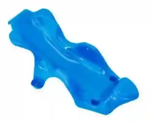 Accesorio Antideslizante Soporte Bañera Plástico Ergonómico Azul Mate
