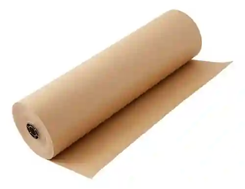 Rollo De Papel Kraft 60 Gramos Continuo De 24 Pulgadas De Alto X180 Metros De Largo