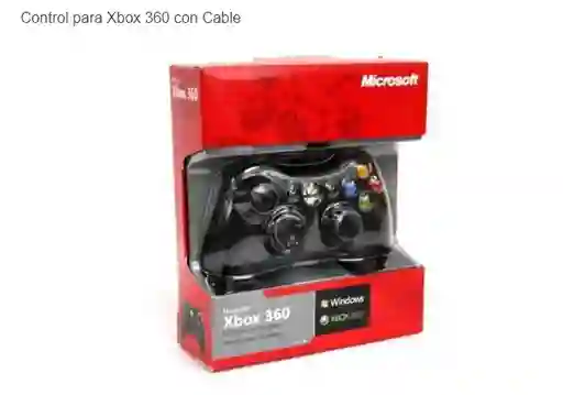 Control Para Xbox 360 Con Cable