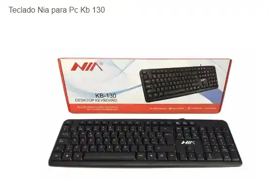 Teclado Nia Para Pc Kb 130