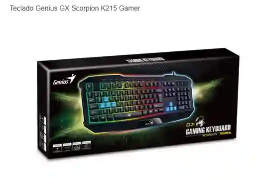 Teclado Genius Gx Scorpion K215 Gamer