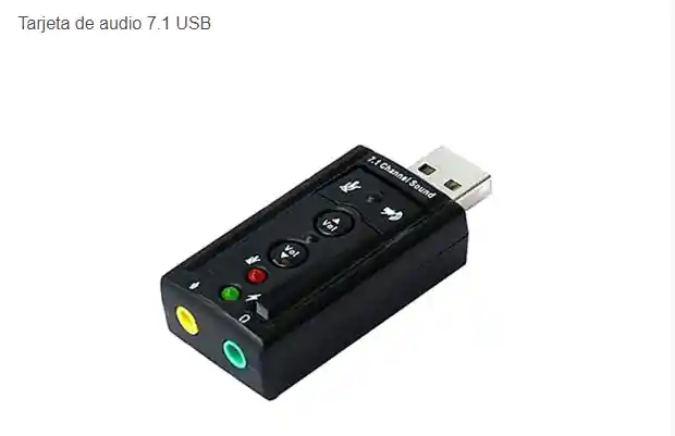 Tarjeta De Audio 7.1 Usb