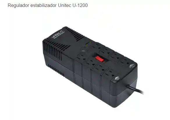 Regulador Estabilizador Unitec U-1200