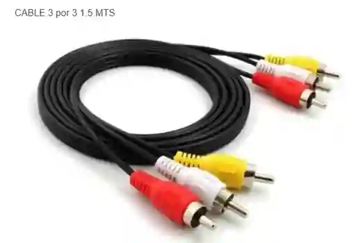 Cable 3 Por 3 1.5 Mts
