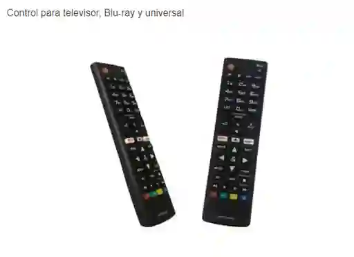 Control Para Televisor, Blu-ray Y Universal - Pregunte Por Su Marca-