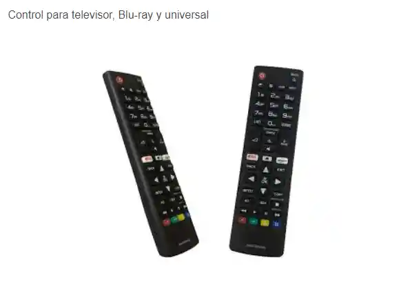 Control Para Televisor, Blu-ray Y Universal - Pregunte Por Su Marca-