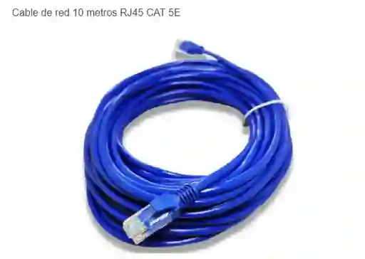 Cable De Red 10 Metros Rj45 Cat 5e