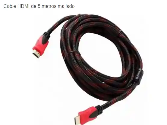 Cable Hdmi De 5 Metros Mallado