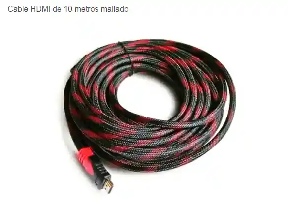 Cable Hdmi De 10 Metros Mallado