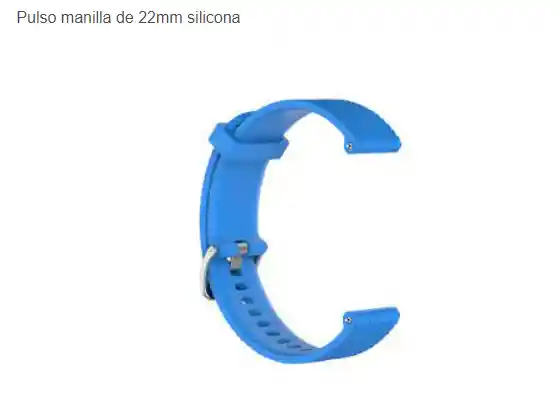 Pulso Manilla De 22mm Silicona
