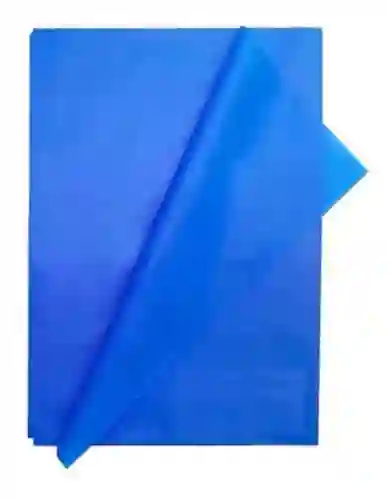 Papel Seda Azul Rey X 4 Unidades