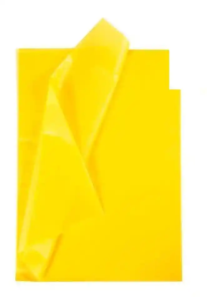 Papel Seda Amarillo X 4 Unidades