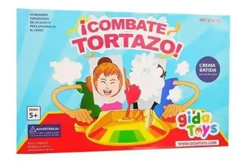 Juguete Pastelazo Combate Tortazo Juego De Mesa Ref 218-06